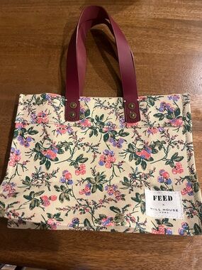 FEED X Hill House Floral Canvas Tote